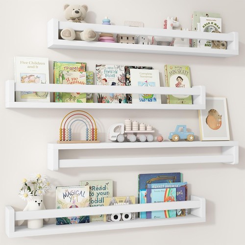 Nursery book shelves set 4 - shelves,