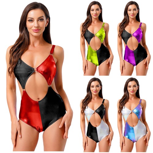 Women wetlook sleeveless - uk,