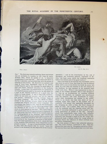Original old antique print - old,
