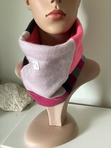 100 cashmere redbone snood - cashmere,