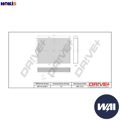 Filter cabin air - filter,
