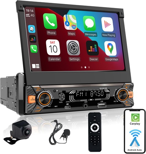Car stereo radio fold out - radio,