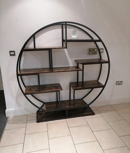 Round freestanding shelf - round, 8-shelf