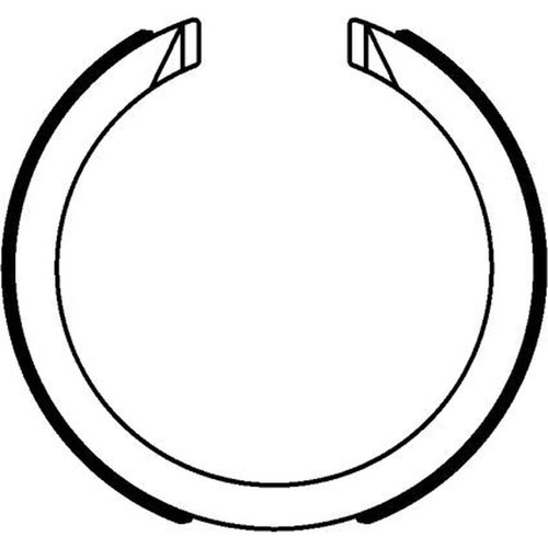Mintex parking brake shoe set - shoe,