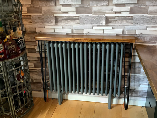 Rustic radiator cover - radiator, urban