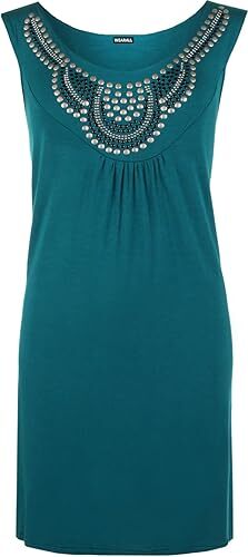 Women beaded stud flared - stud,