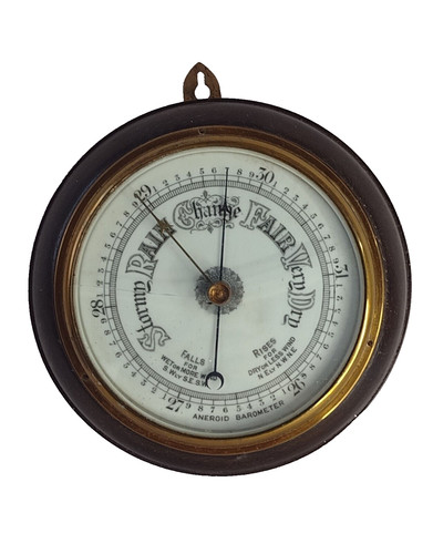 Aneroid barometer vintage - aneroid,