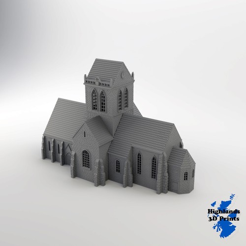 Saint mere eglise - eglise, 10mm
