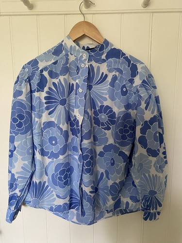 Zara blue white flowered - zara,