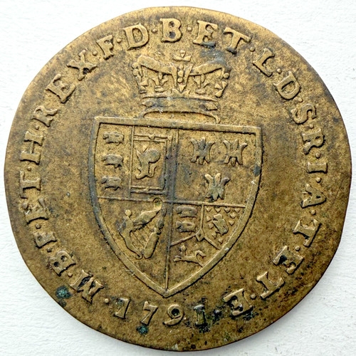1791 british gaming - british, token