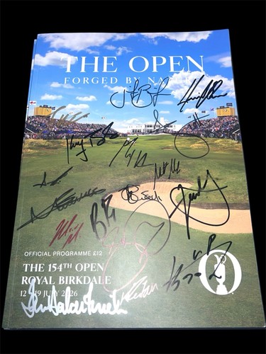 Hand signed 2026 open - signed,
