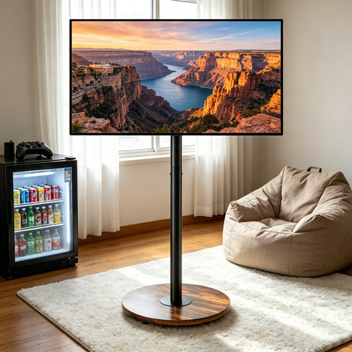 Heavy rolling floor stand - heavy, tv