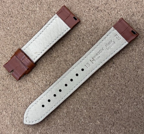 18mm hirsch leather watch - hirsch,