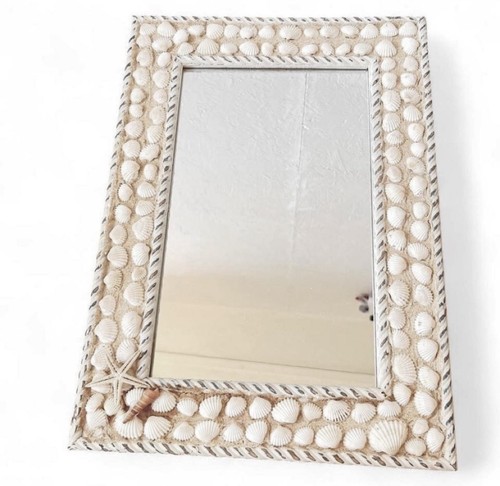 Vintage seashell rectangle - seashell,