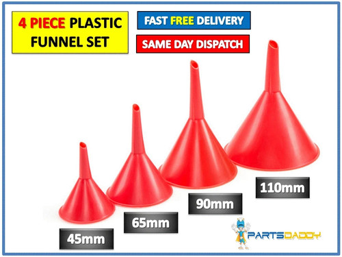 4pc funnel set - set, plastic