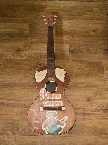 Vintage cowboy parlor guitar - vintage,