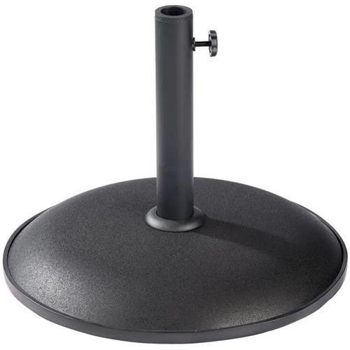 Mercer black concrete parasol - concrete,