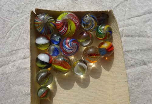 Vintage marbles glass - 25,