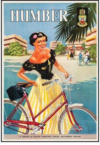 Vintage humber bicycle - vintage,