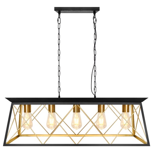 Large vintage black - black, hanging