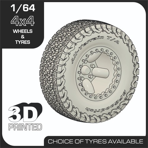 Scale 4x4 wheels - 4x4, tyres