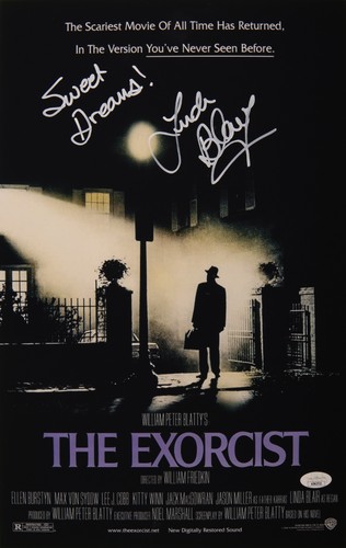 Linda blair signed 11x17 the - blair,