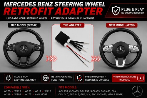 Mercedes steering wheel - mercedes,