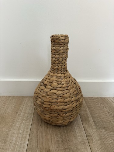 Wicker vase tall woven - wicker, 13