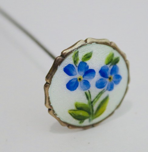 Antique enamel silver