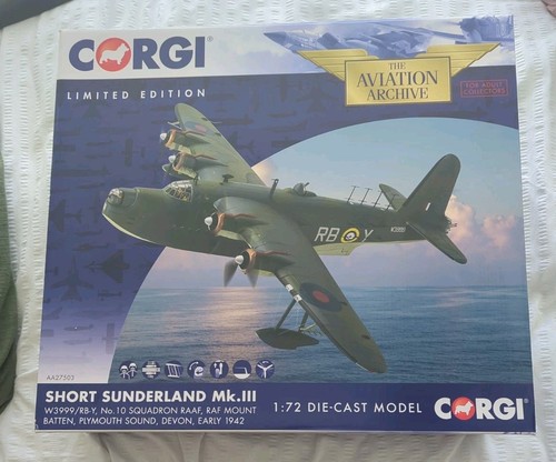 Corgi short sunderland mkii - mkii, no