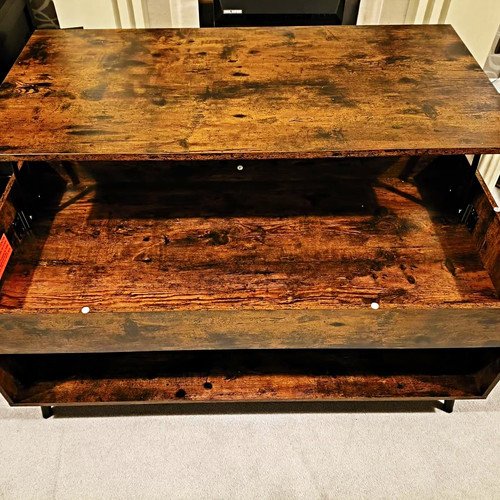 Dark wood effect - dark, stand