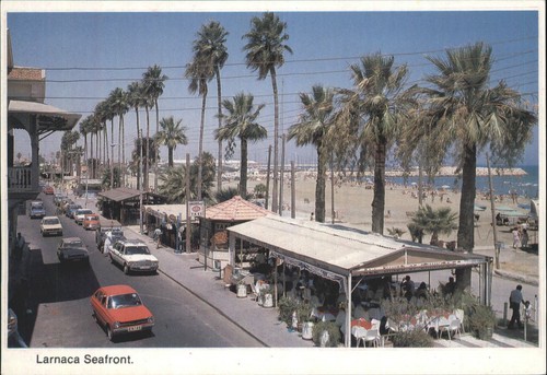Vintage larnaca seafront - vintage,