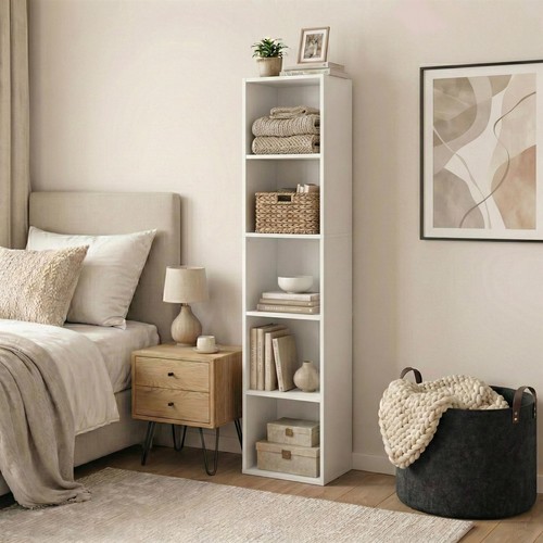 Cube 5 tier bookcase - cube, 4