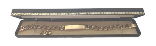 Gents 9ct gold - gents, curb