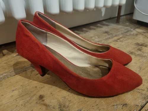 Oasis vintage red suede - vintage,