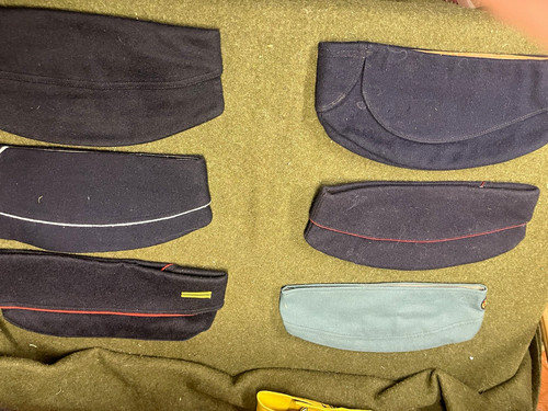 Military side caps forage - military,