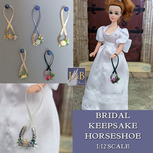 Bride keepsake horseshoe 12 - horseshoe, 1:12