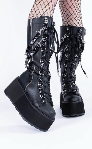 Demonia platform boots damned - demonia,