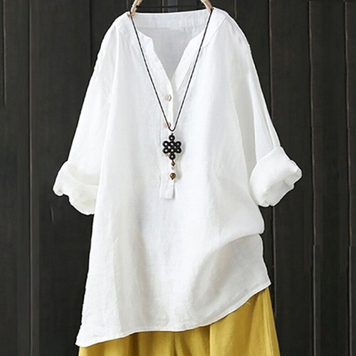 Women cotton linen casual - women,