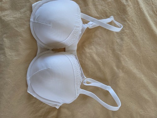 White lace trim padded - m&s,