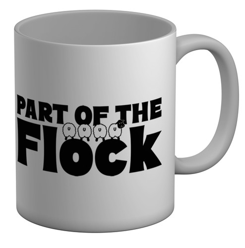 Funny sheep part the flock - part, of