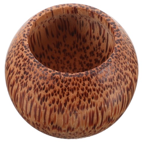 Coconut wood tea drinking cup - drinking,