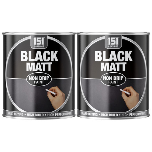 All purpose black matt - 2x,