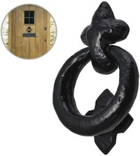 Black antique cast iron ring - antique,
