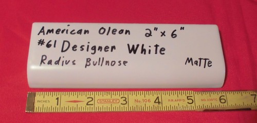 1pc matte designer white - 1pc., 2"