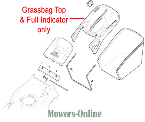 Mountfield grassbag top with - mountfield,