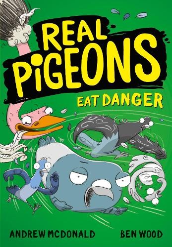Real pigeons eat danger - pigeons,