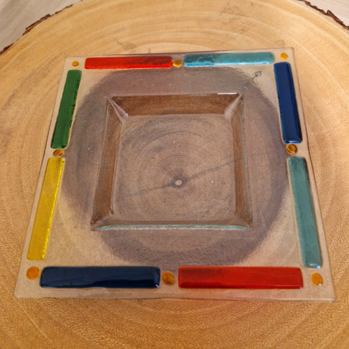 Contemporary kiln fused - fused, glass