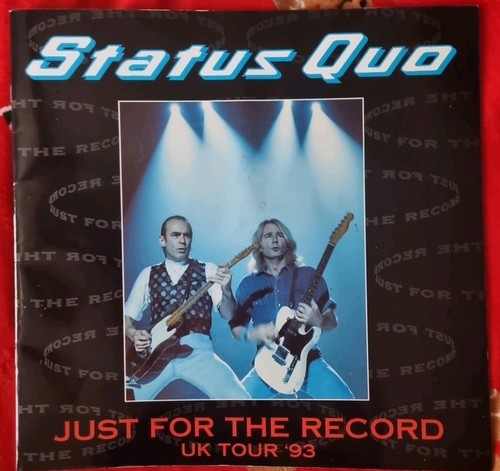 Status quo just for - just, record