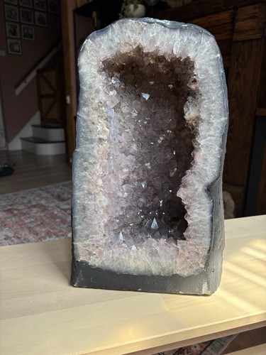 Amethyst crystal geode - amethyst,
